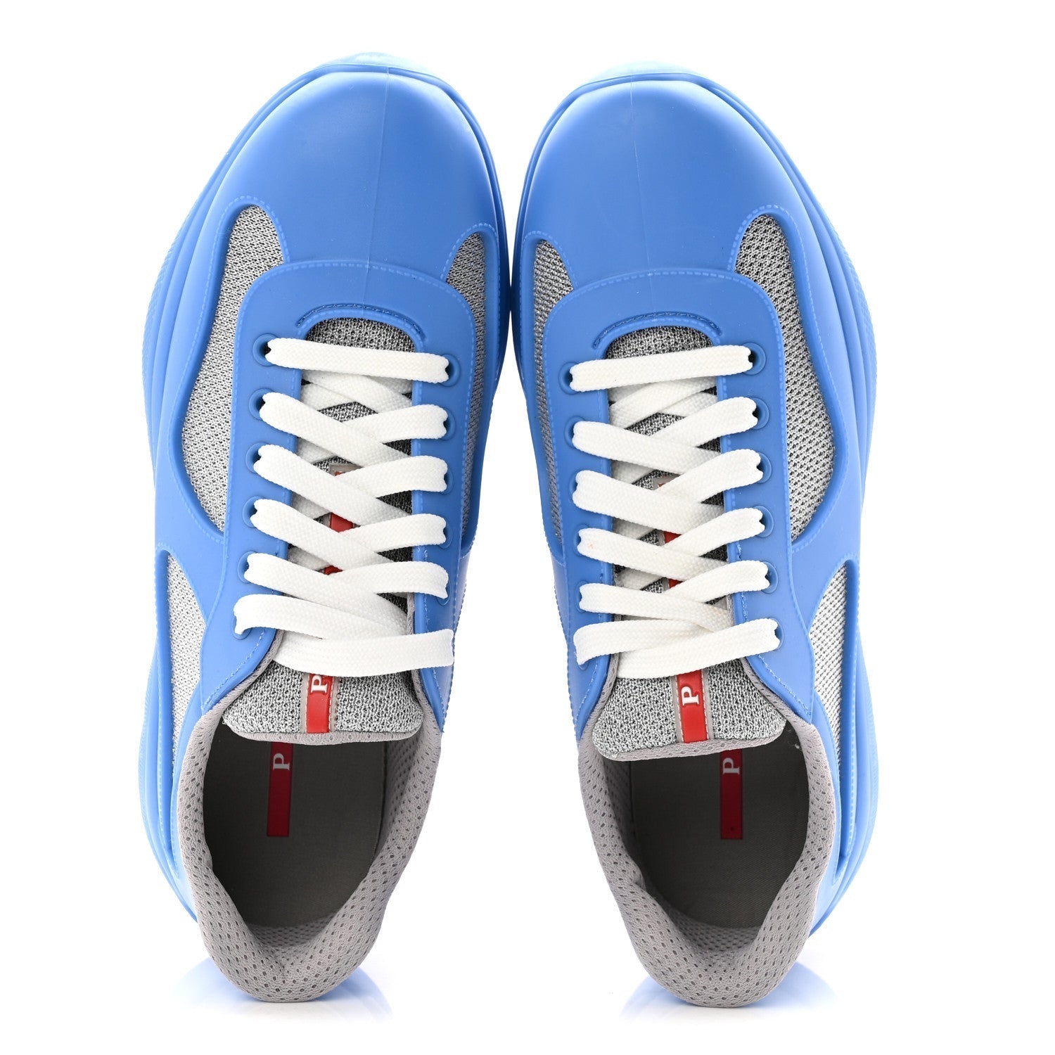 SOFT RUBBER MESH MENS AMERICA'S CUP SNEAKERS BLUE