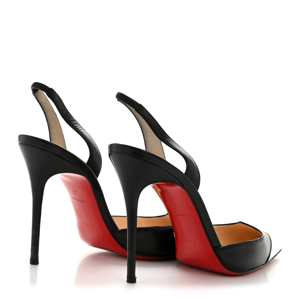 CALFSKIN CALAMIJANE 100 PUMPS BLACK
