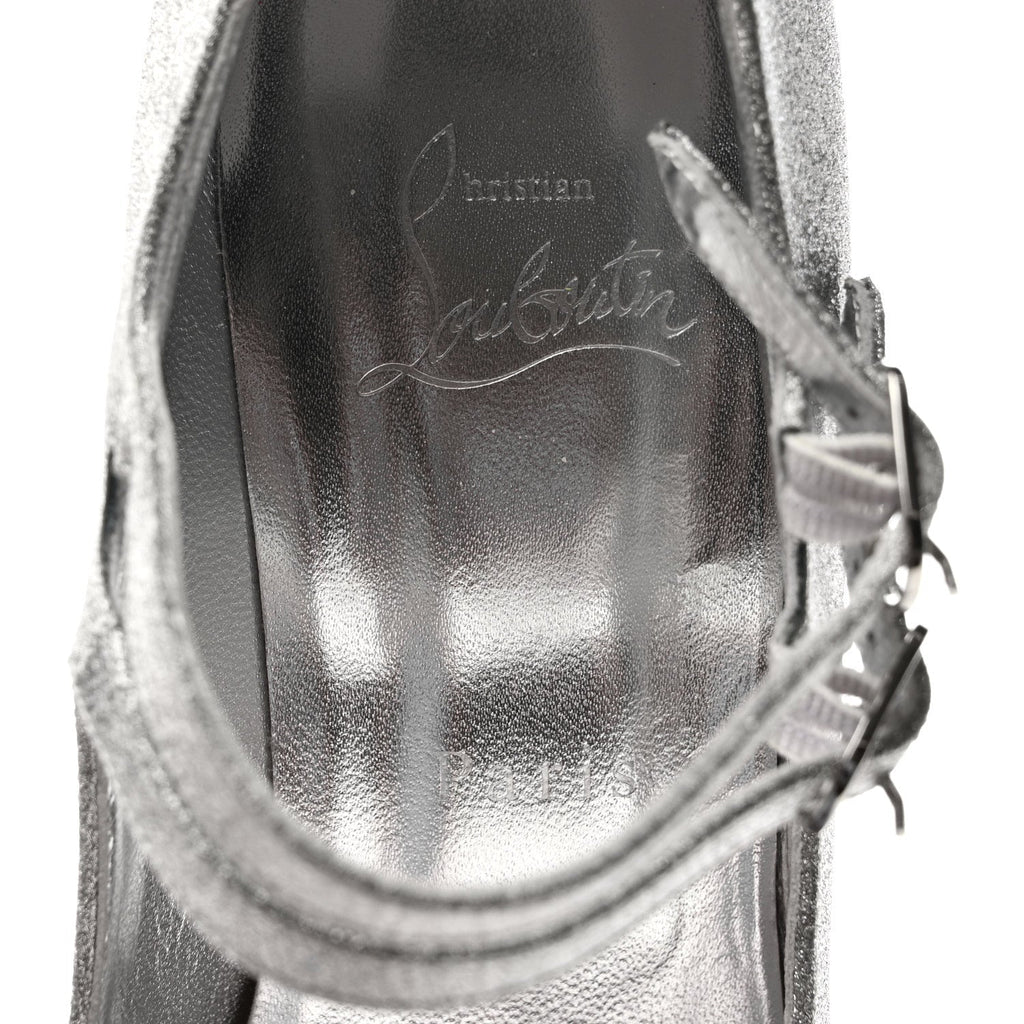 MIU MIU PUMP SILVER
