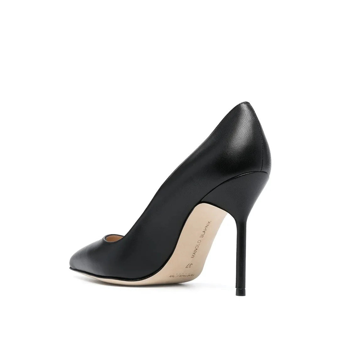 Manolo Blahnik BB Pointed-Toe Pumps - Black