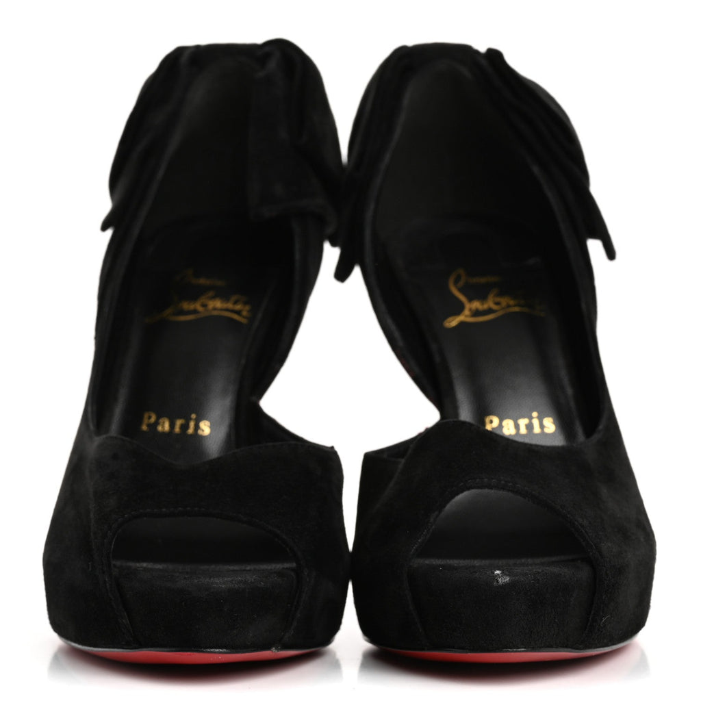 SUEDE RABAKATE 100 PUMPS BLACK