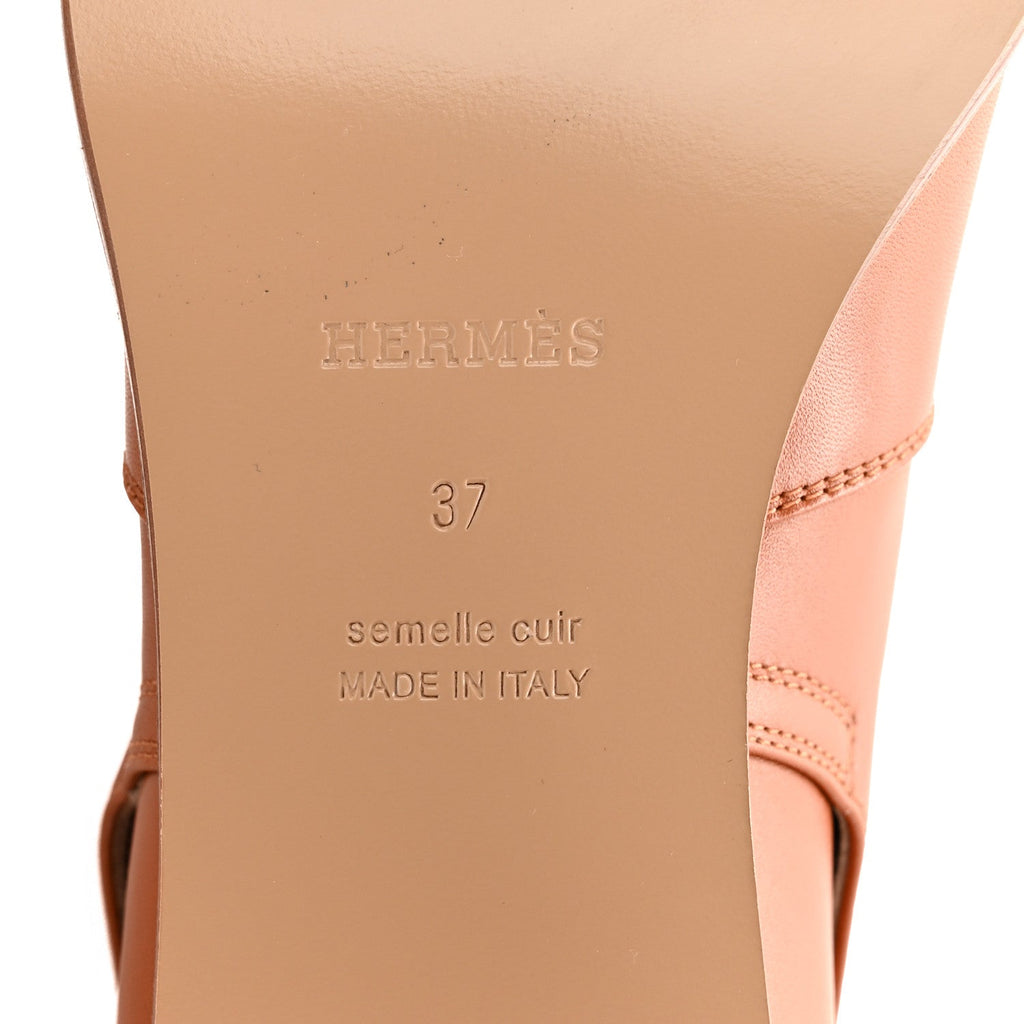 CALFSKIN FRENCHIE 50 ANKLE BOOTS NATUREL