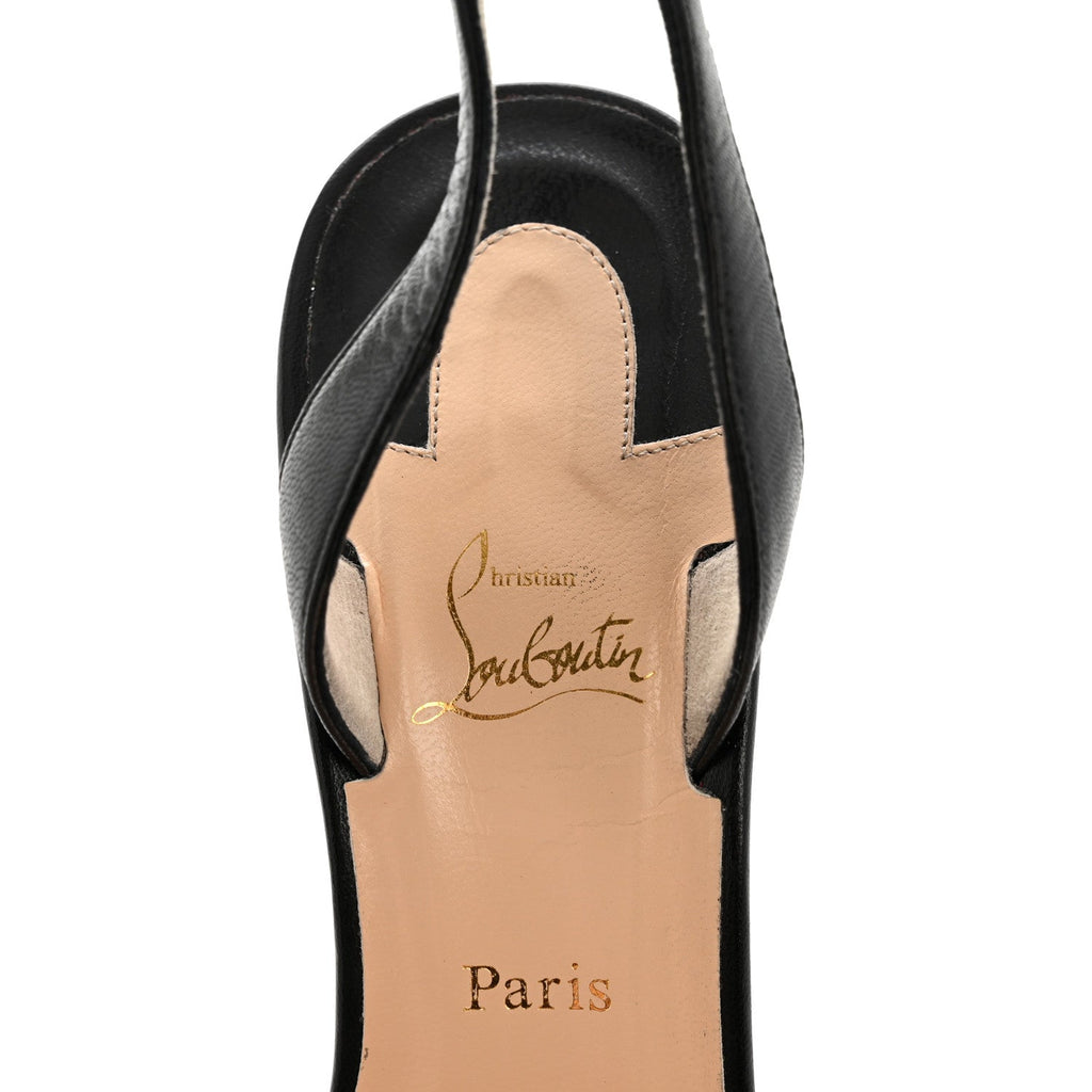 CALFSKIN CALAMIJANE 100 PUMPS BLACK
