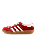 X ADIDAS SOFTY VELVET SUEDE MADEIRA DEMETRA MENS GAZELLE SNEAKERS VULCANIC RED OFF WHITE HIBISCUS RED