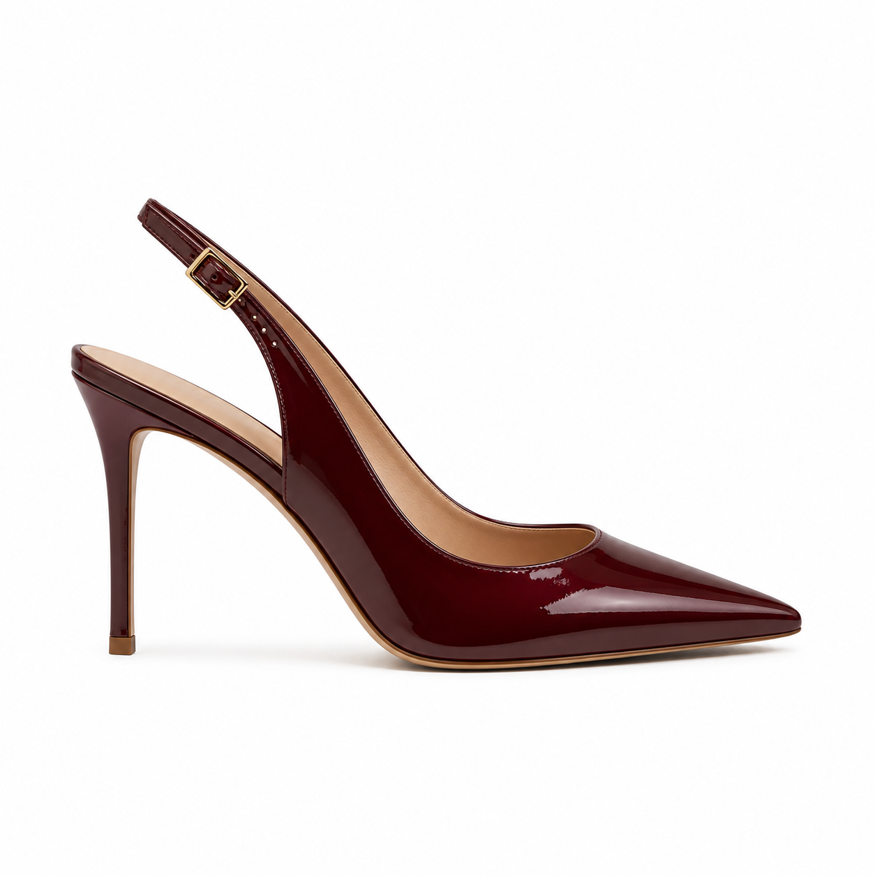Amelira Bianca Slingback — Bordeaux Patent