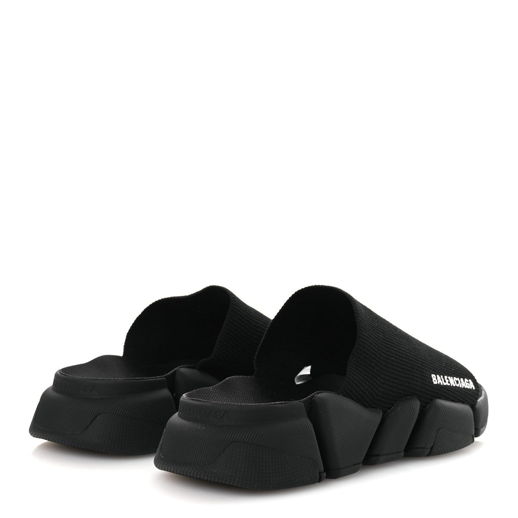 TECHNICAL 3D RECYCLED KNIT WOMENS SPEED 2.0 SLIDE SANDALS BLACK
