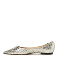 GALAXY GLITTER MESH LOVE FLATS SILVER SPARKS