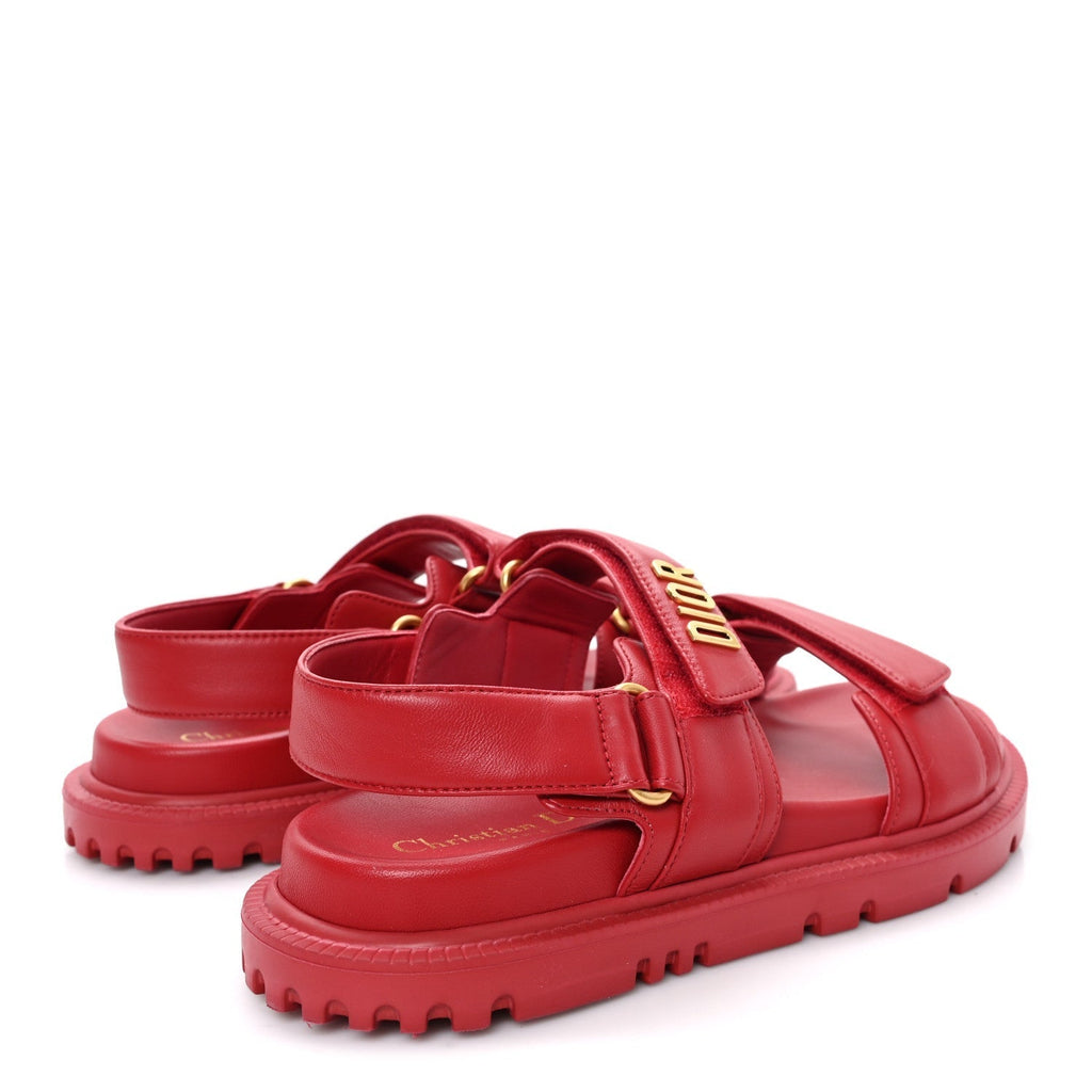LAMBSKIN DIORACT 10MM SANDALS RASPBERRY
