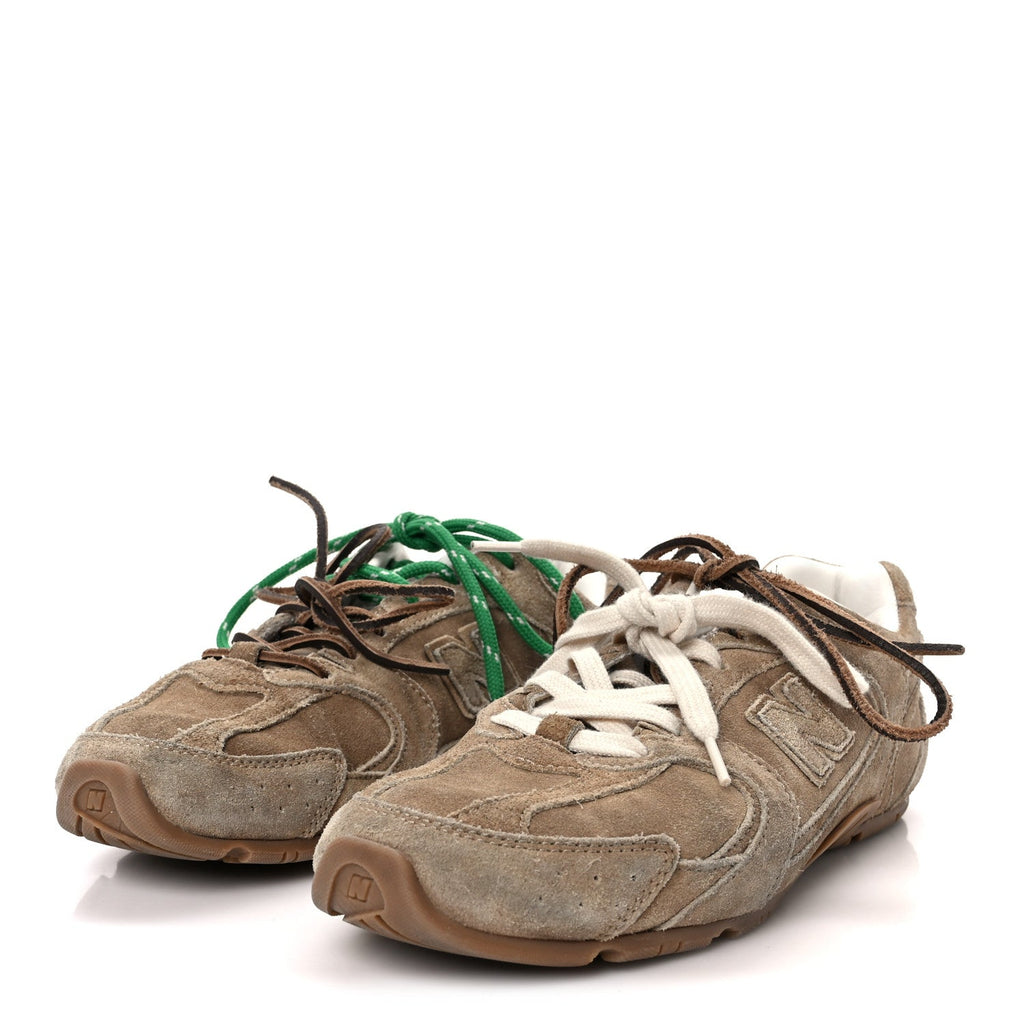 X NEW BALANCE SUEDE 530 SL SNEAKERS ECRU