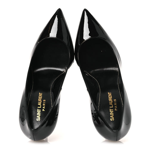 SAINT LAURENT OPYUM PUMPS PATENT BLACK