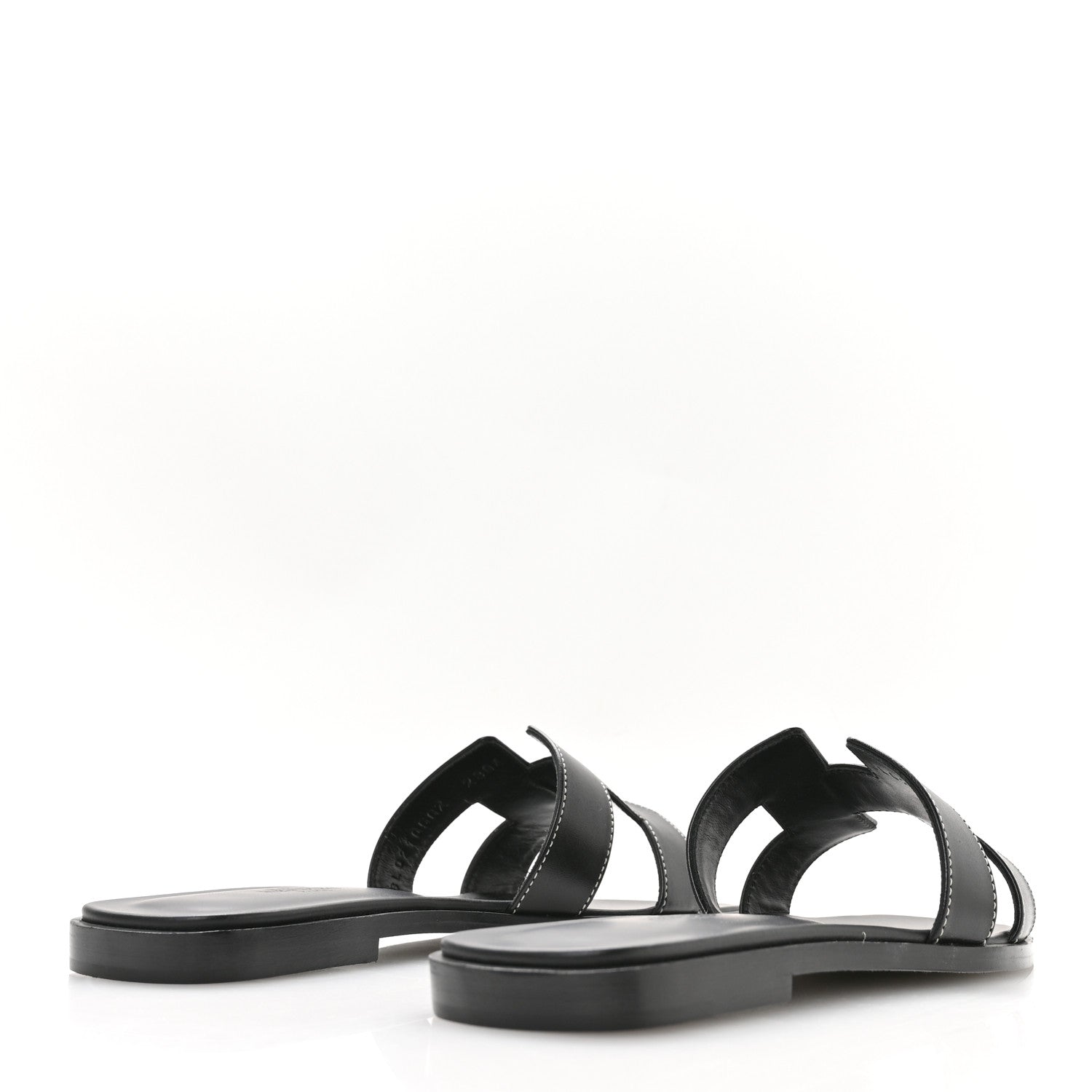 BOX CALFSKIN ORAN SANDALS BLACK