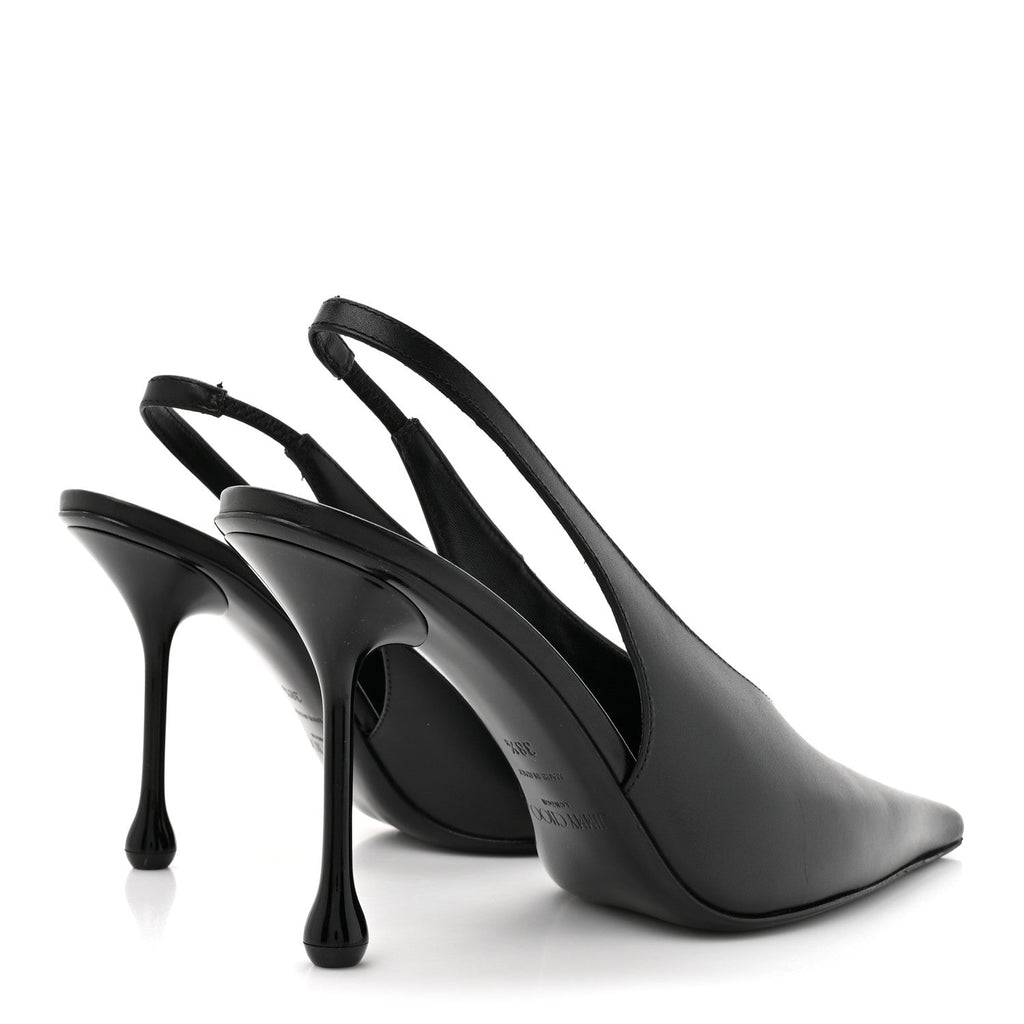 CALFSKIN ISA 95 SLINGBACK PUMPS BLACK