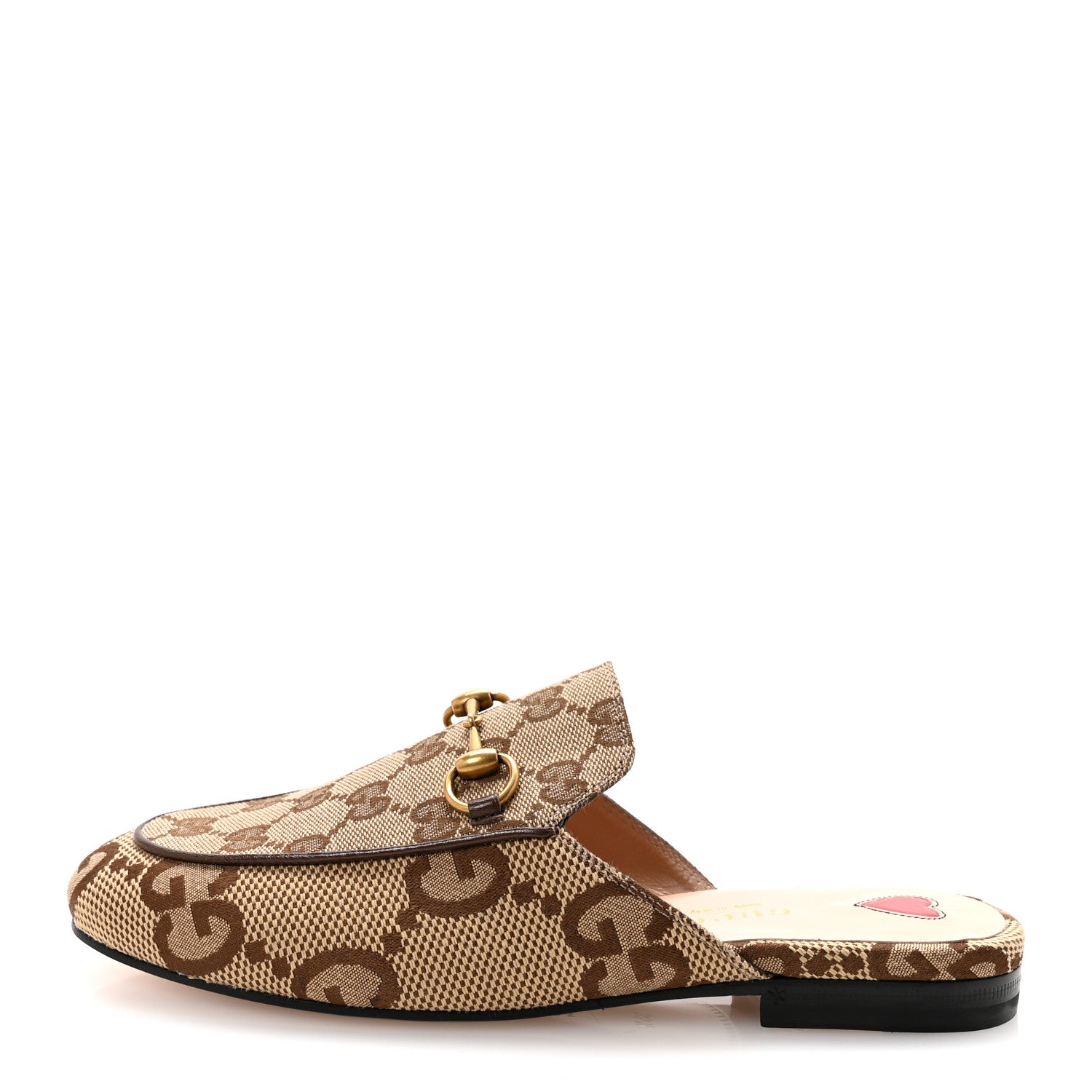 MONOGRAM JUMBO GG MALAGA KID WOMENS PRINCETOWN SLIPPERS CAMEL EBONY NEW ACERO BEIGE