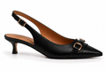 AMELIRA BLACK GOLD KITTEN HEEL