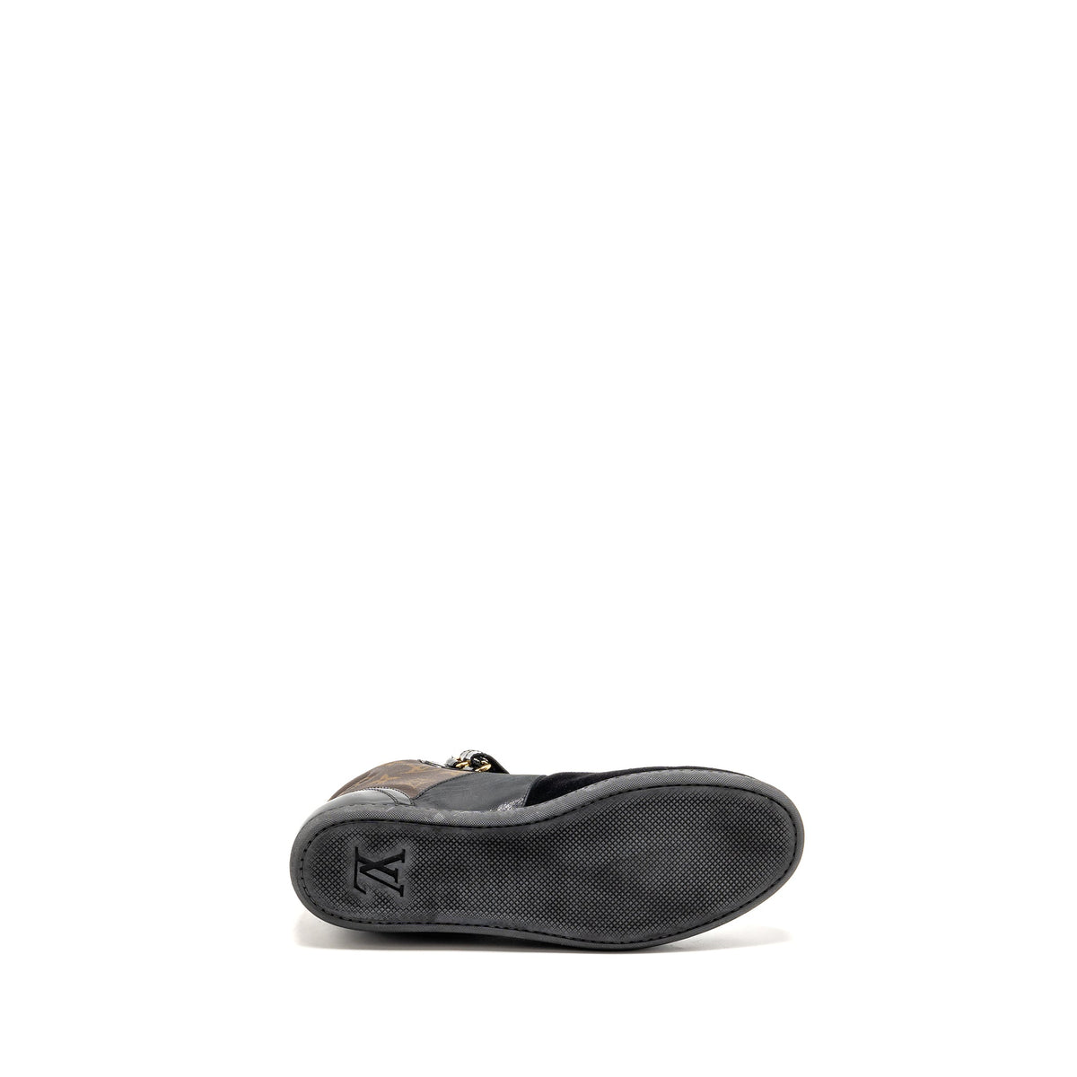 LOUIS VUITTON MOVE UP SNEAKERS MONOGRAM CANVAS/ SUEDE/ PATENT BLACK GHW