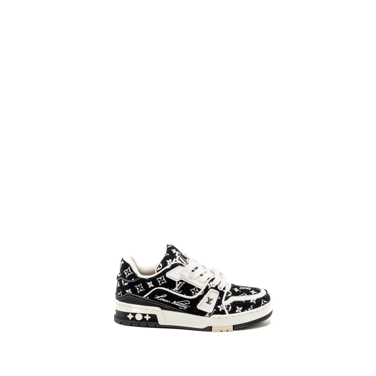 LOUIS VUITTON TRAINER SNEAKER BLACK / WHITE