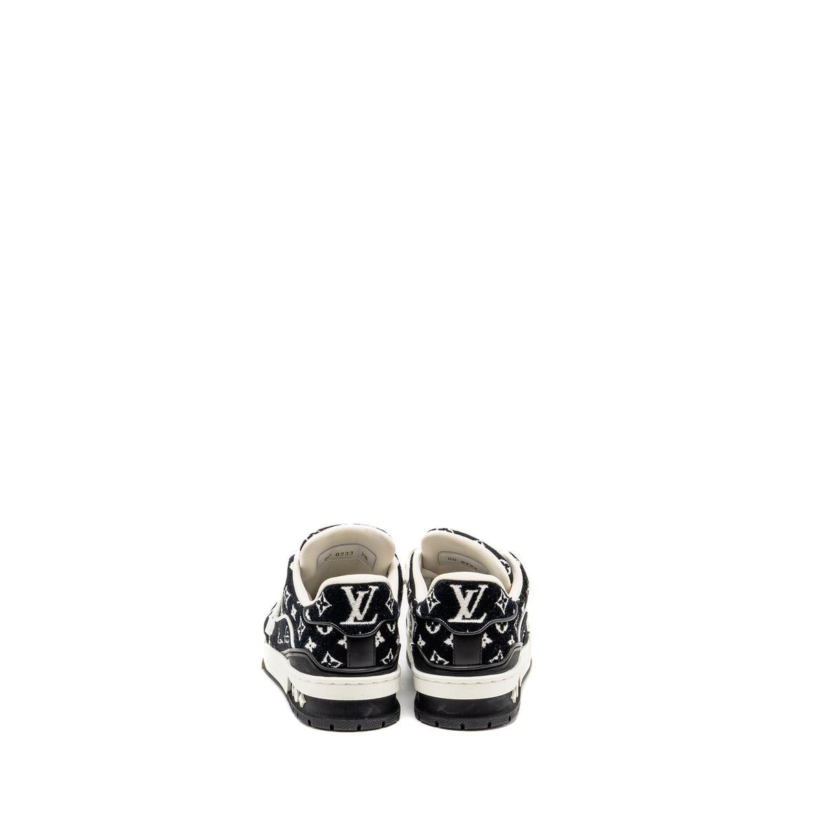 LOUIS VUITTON TRAINER SNEAKER BLACK / WHITE