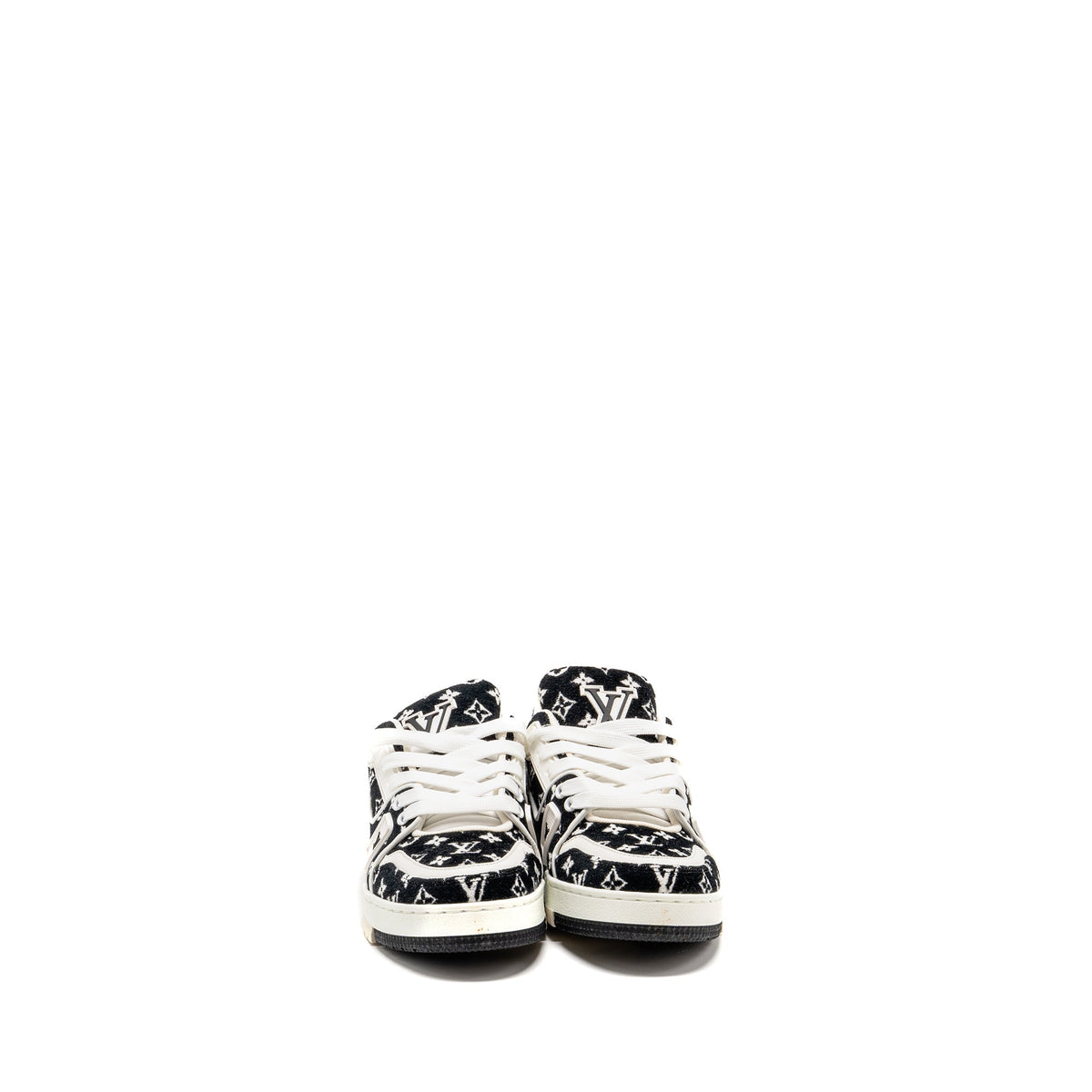 LOUIS VUITTON TRAINER SNEAKER BLACK / WHITE