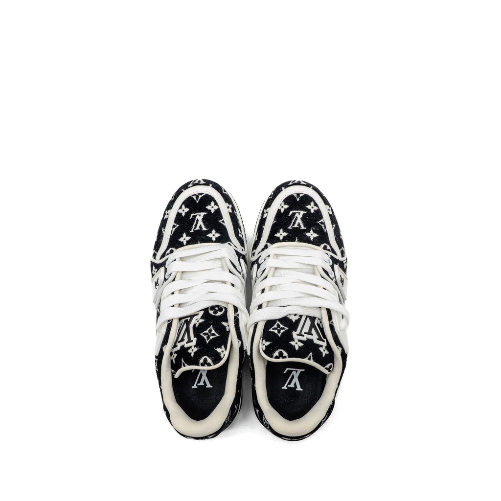 LOUIS VUITTON TRAINER SNEAKER BLACK / WHITE