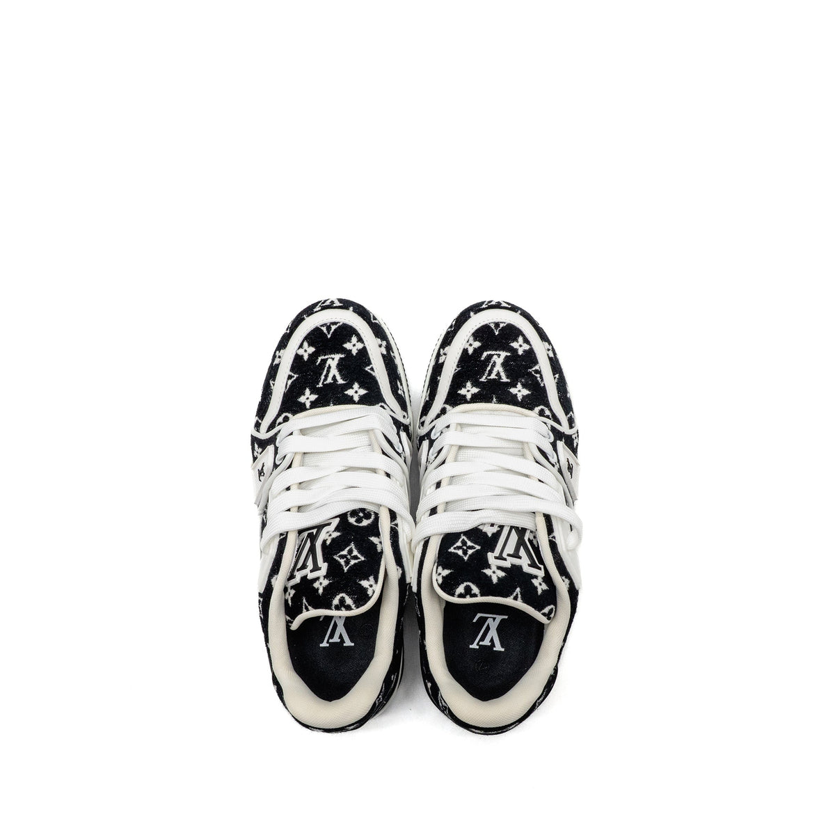 LOUIS VUITTON TRAINER SNEAKER BLACK / WHITE