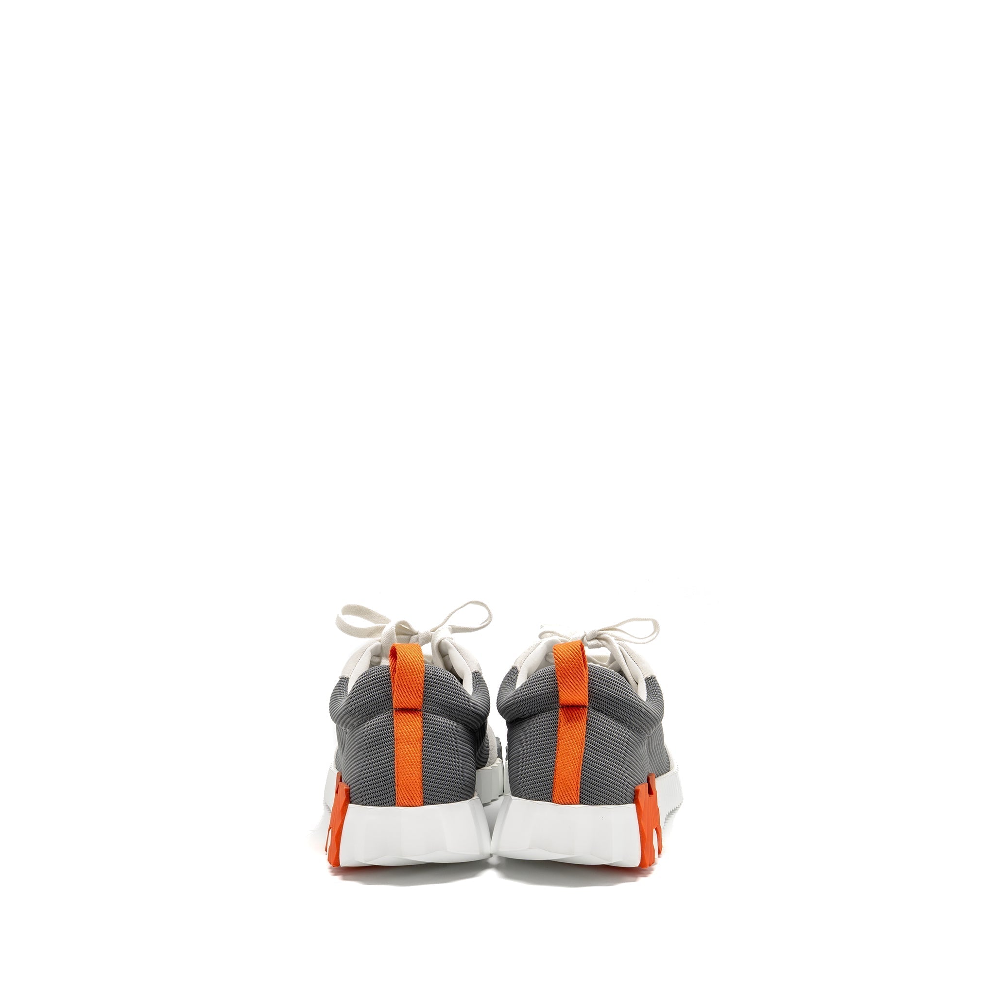 HERMES BOUNCING SNEAKERS CANVAS/SUEDE GRIS FONCE/MULTICOLOUR