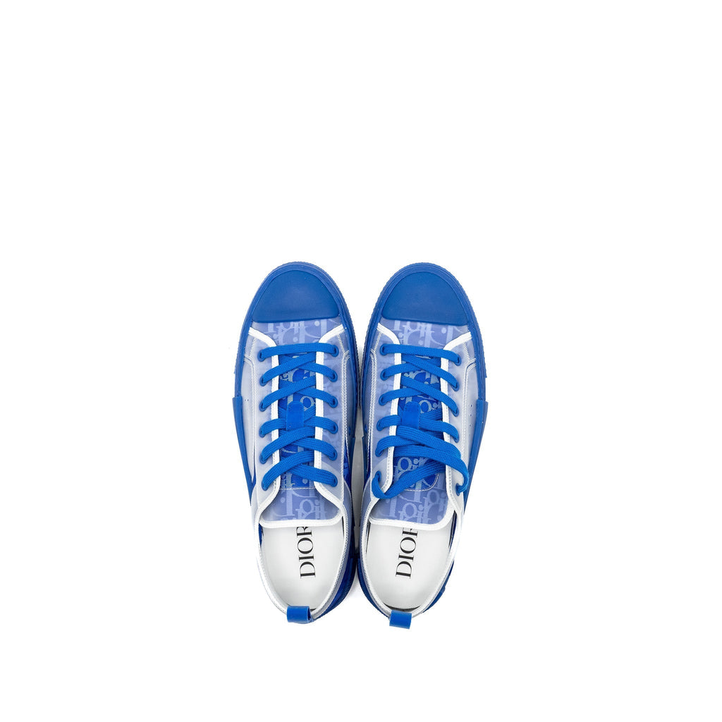 DIOR B23 LOW-TOP SNEAKER BLUE/OBLIQUE