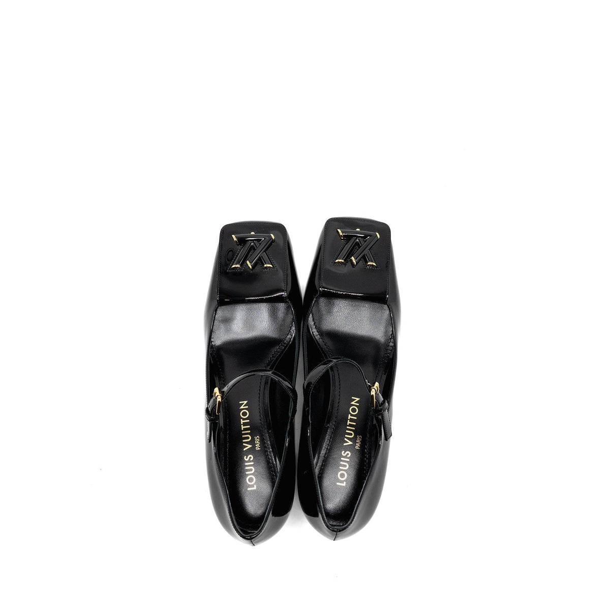LOUIS VUITTON SHAKE PUMP PATENT BLACK GHW