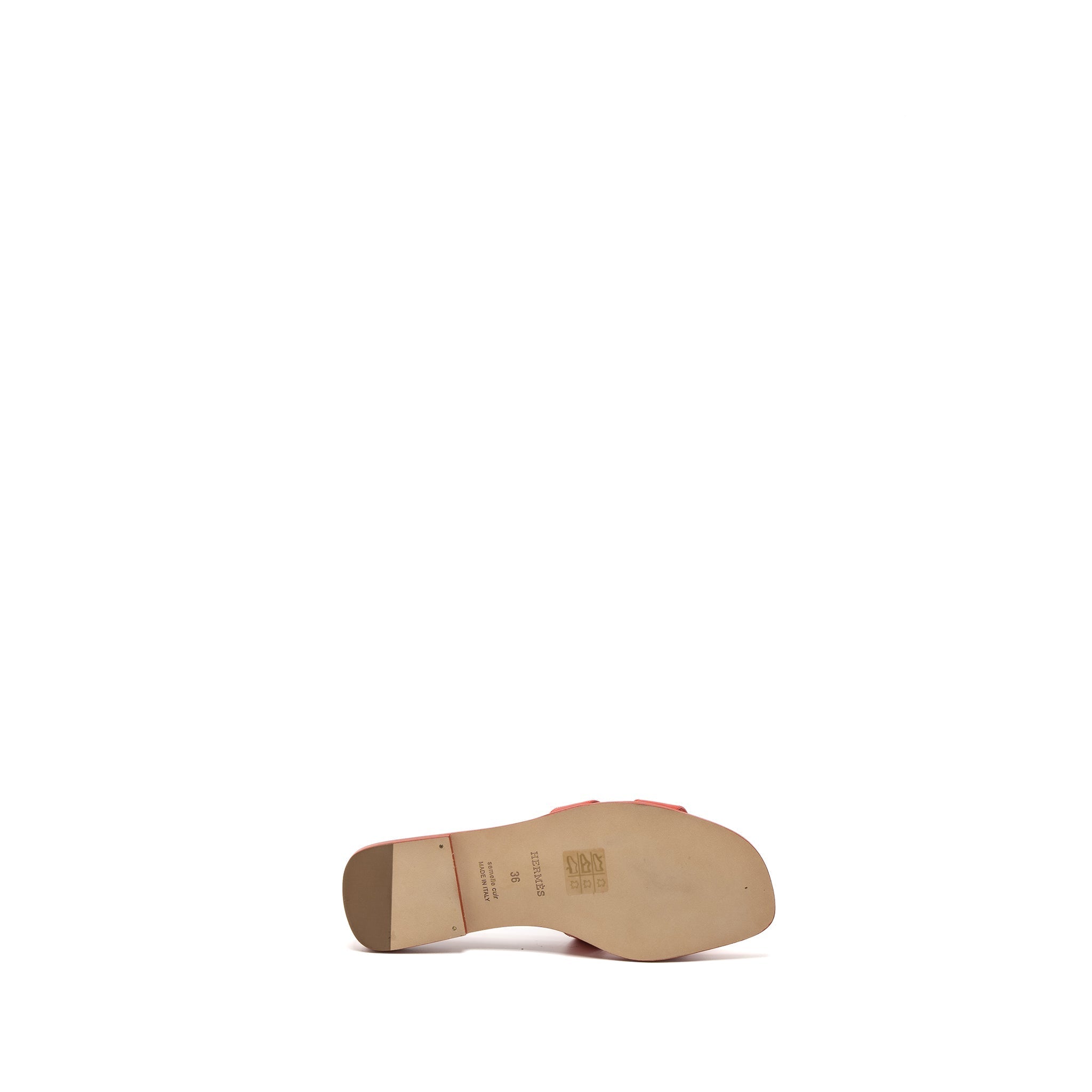HERMES ORAN SANDALS BOX RED