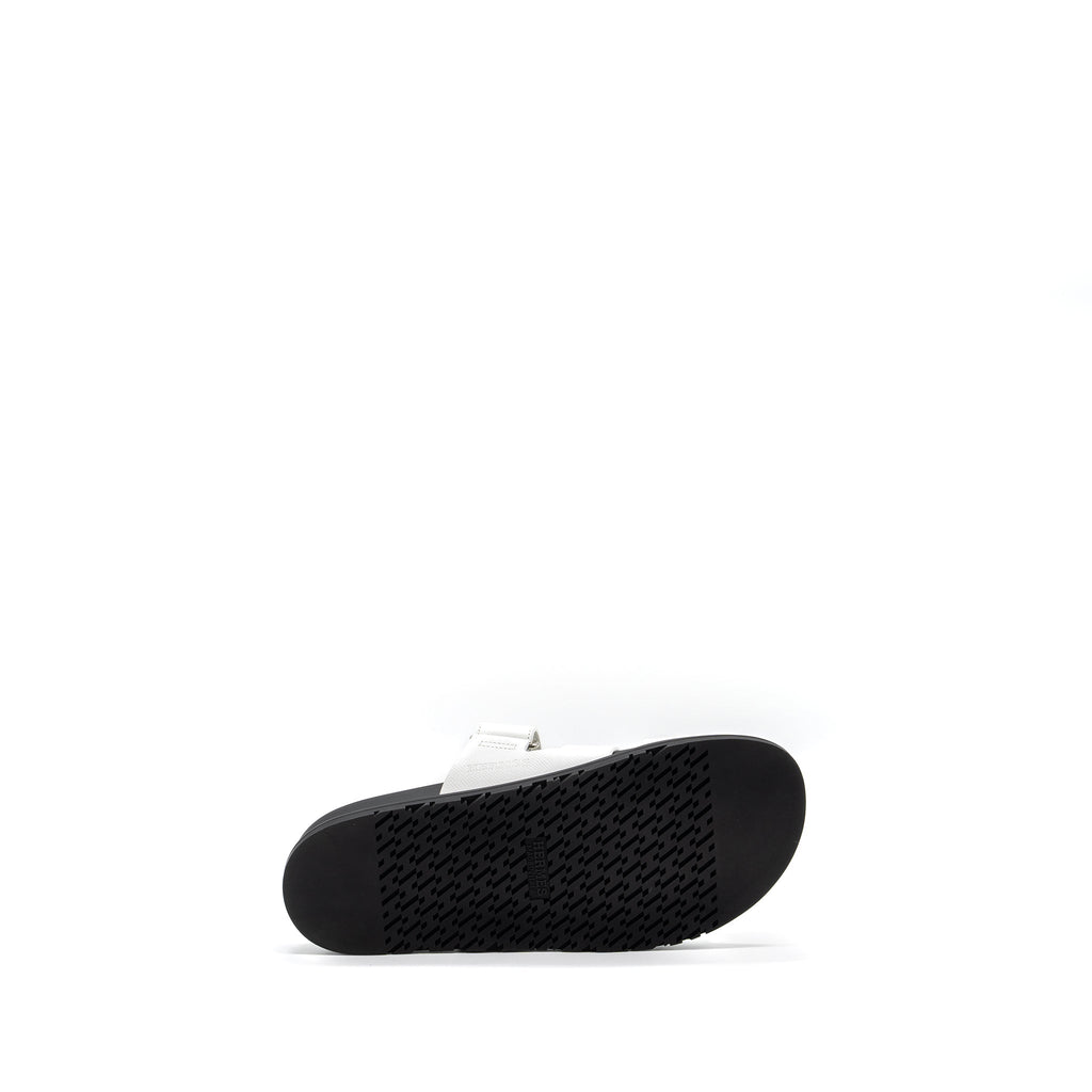 HERMES CHYPRE SANDALS EPSOM WHITE