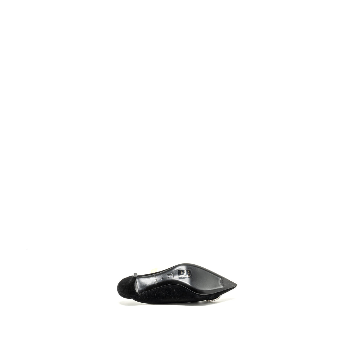 LOUIS VUITTON MADELEINE MULES SUEDE BLACK