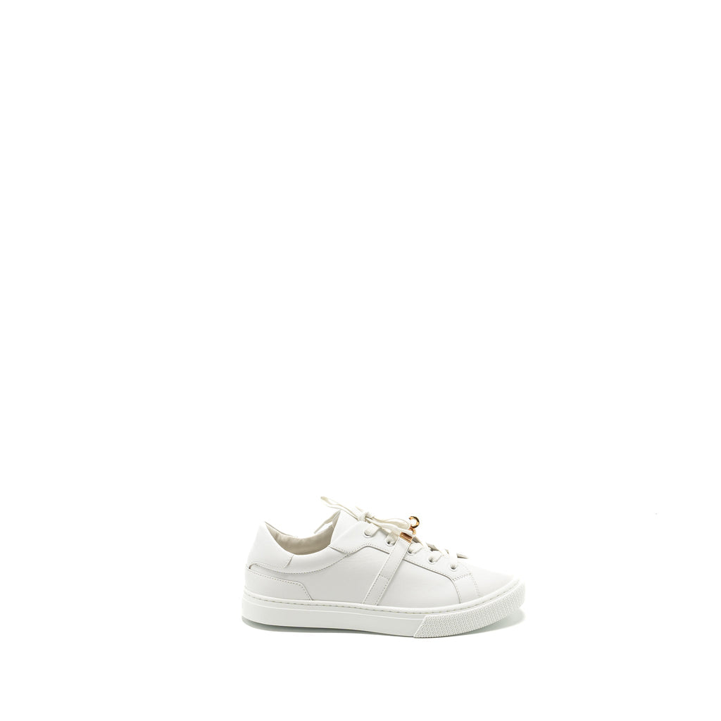 HERMES DAY SNEAKER CALFSKIN WHITE RGHW