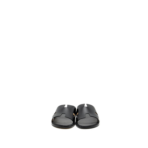 HERMES IZMIR SANDAL CALFSKIN BLACK