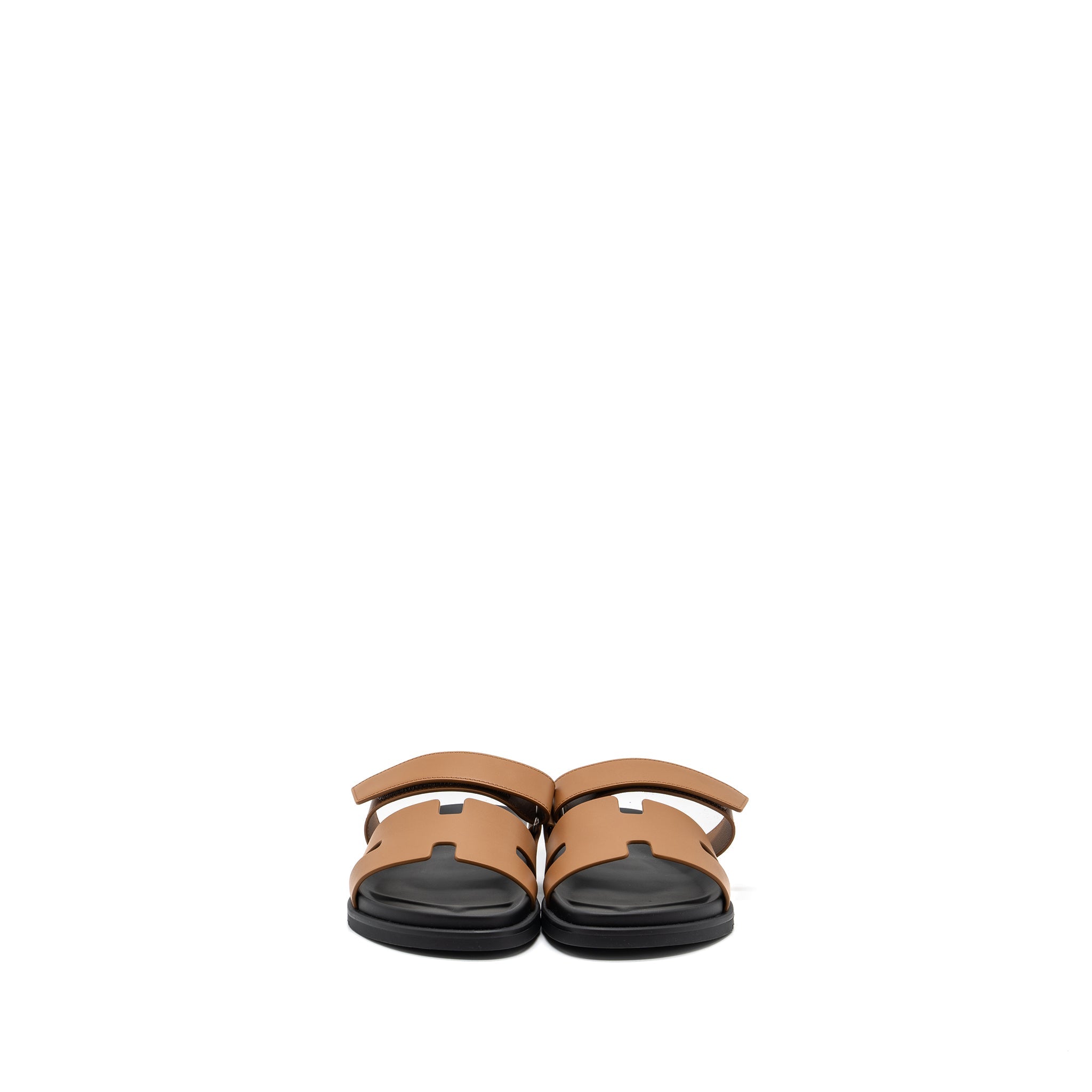 HERMES CHYPRE SANDALS CALFSKIN NATURAL