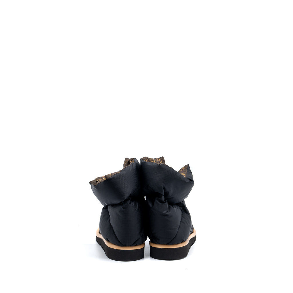 LOUIS VUITTON PILLOW COMFORT ANKLE BOOTS NYLON MONOGRAM/BLACK