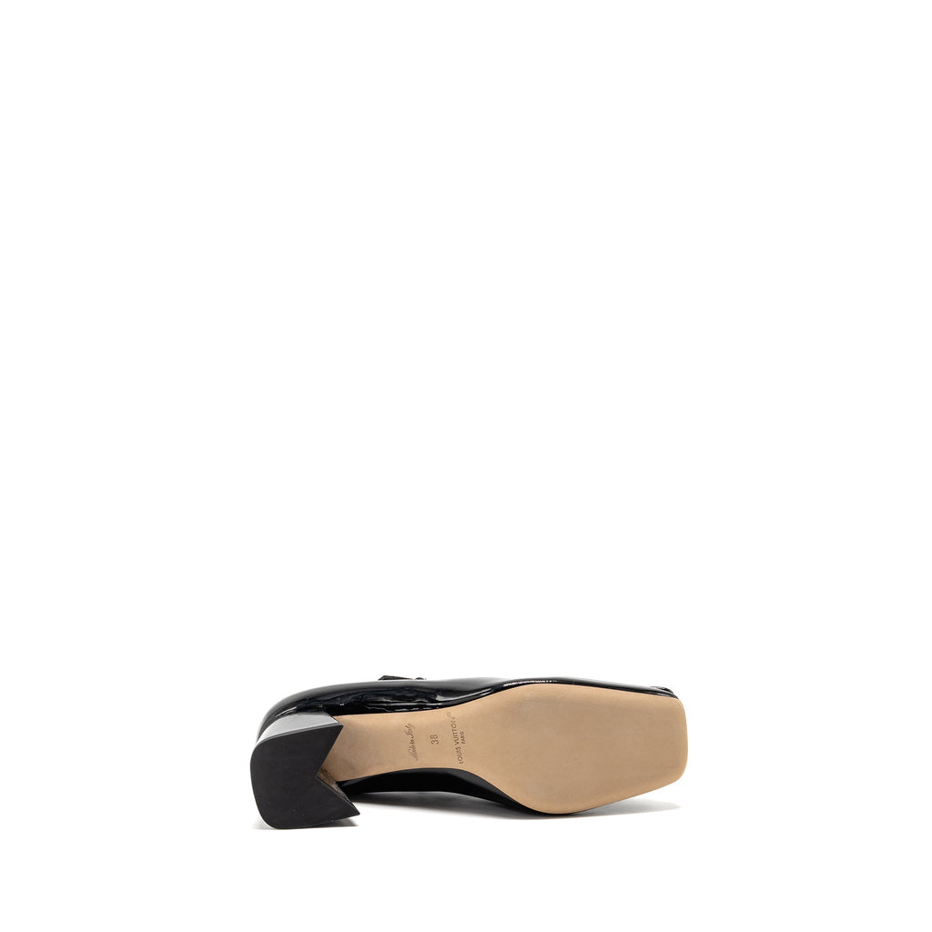 LOUIS VUITTON SHAKE PUMP PATENT BLACK GHW