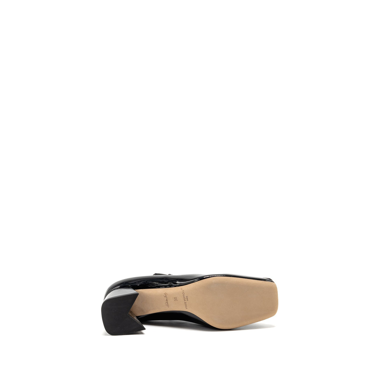 LOUIS VUITTON SHAKE PUMP PATENT BLACK GHW