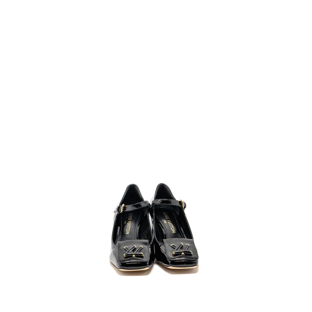 LOUIS VUITTON SHAKE PUMP PATENT BLACK GHW