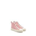 LOUIS VUITTON STELLAR HIGH TOP SNEAKER MONOGRAM DENIM PINK GHW