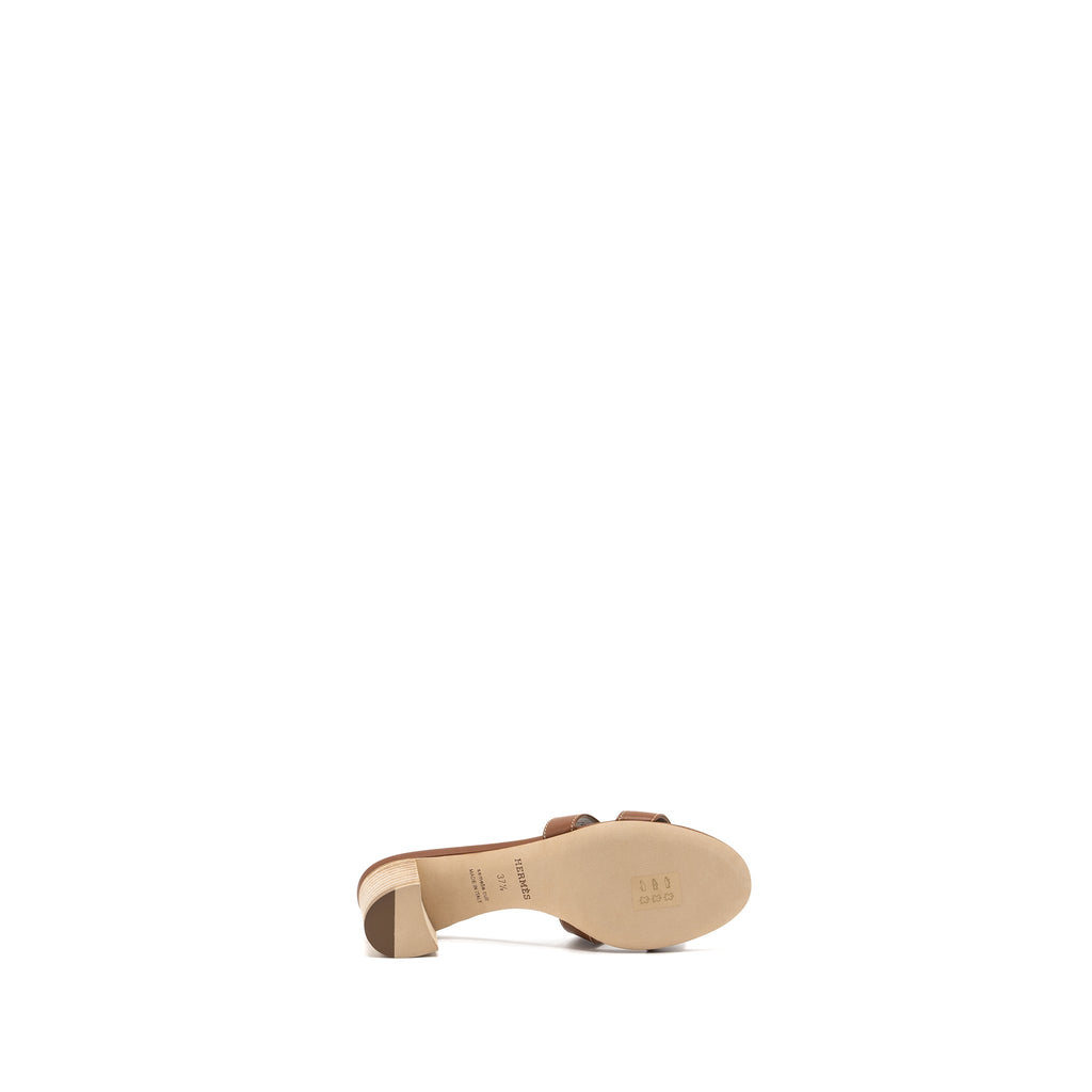HERMES OASIS SANDAL CALFSKIN GOLD