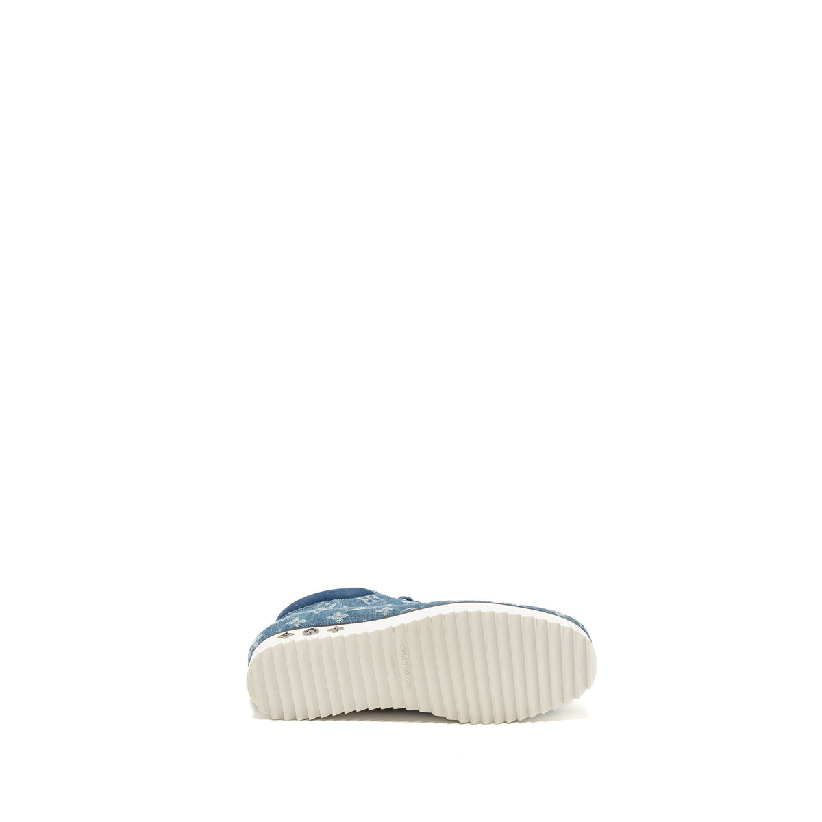 LOUIS VUITTON MODS ANKLE BOOTS DENIM BLUE/WHITE