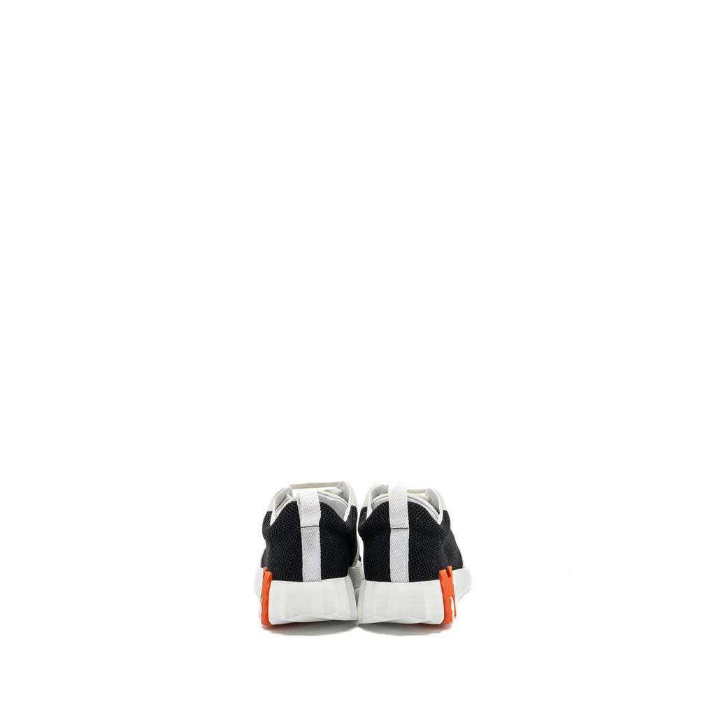 HERMES FEMME BOUNCING SNEAKER WHITE/BLACK/ORANGE