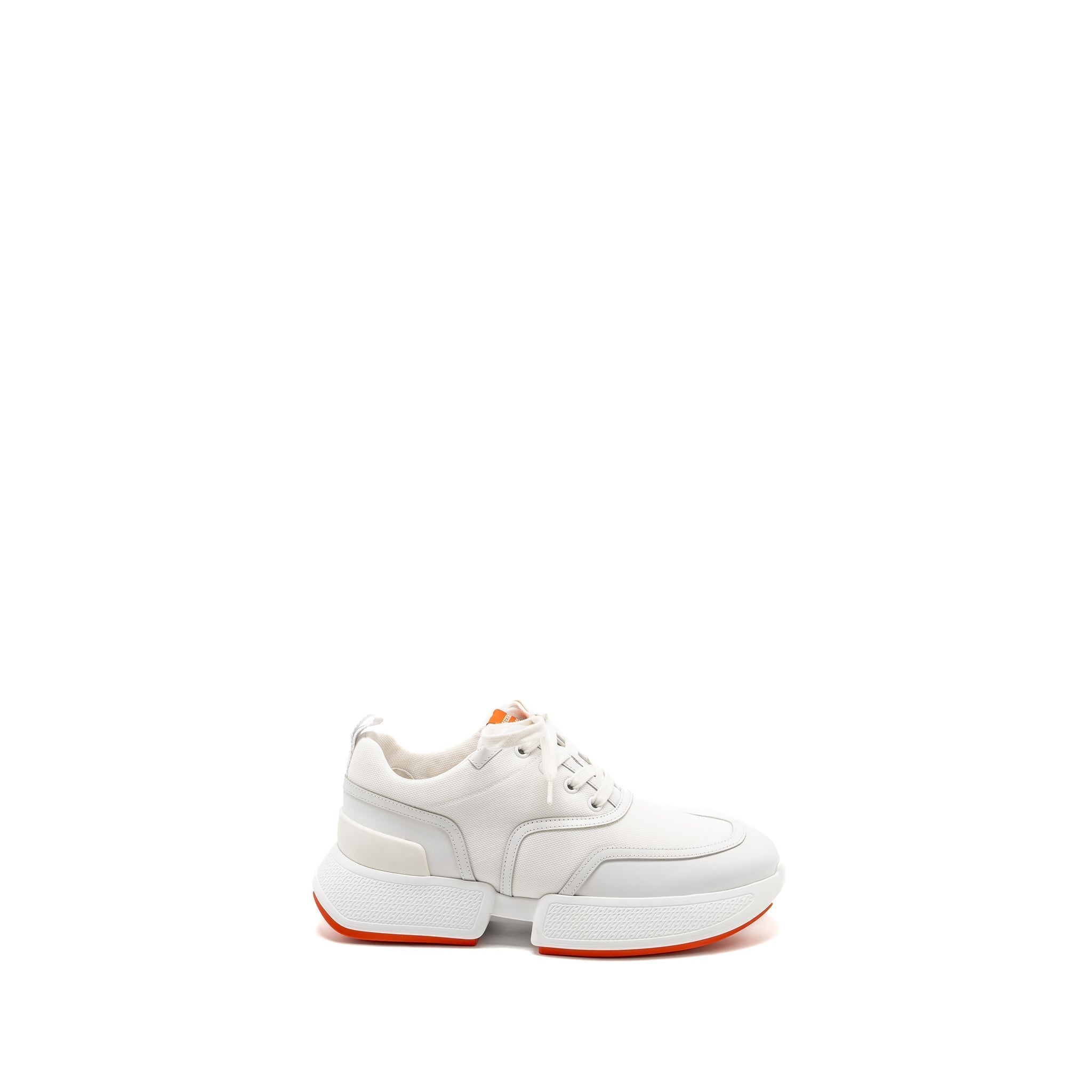 HERMES GIGA SNEAKERS BLANC / ORANGE
