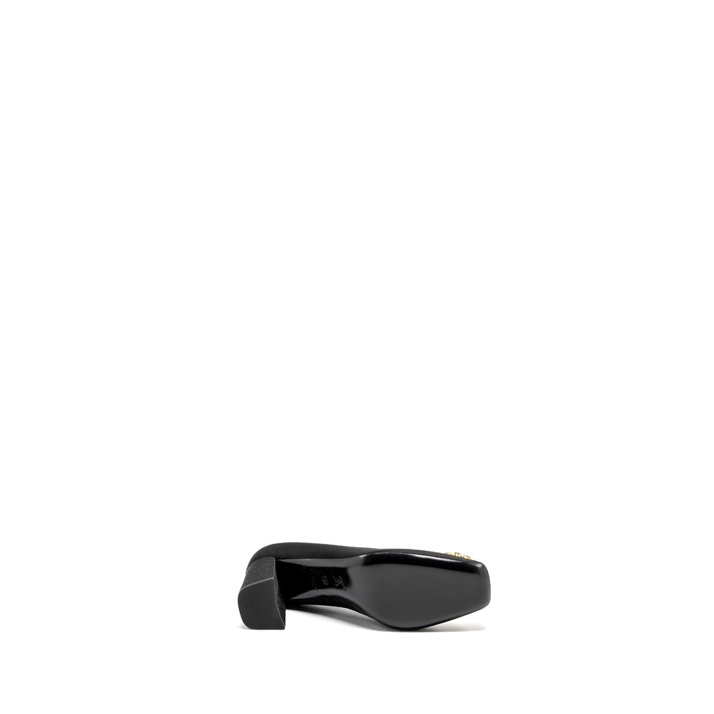 LOUIS VUITTON MADELEINE HEELS STAIN BLACK
