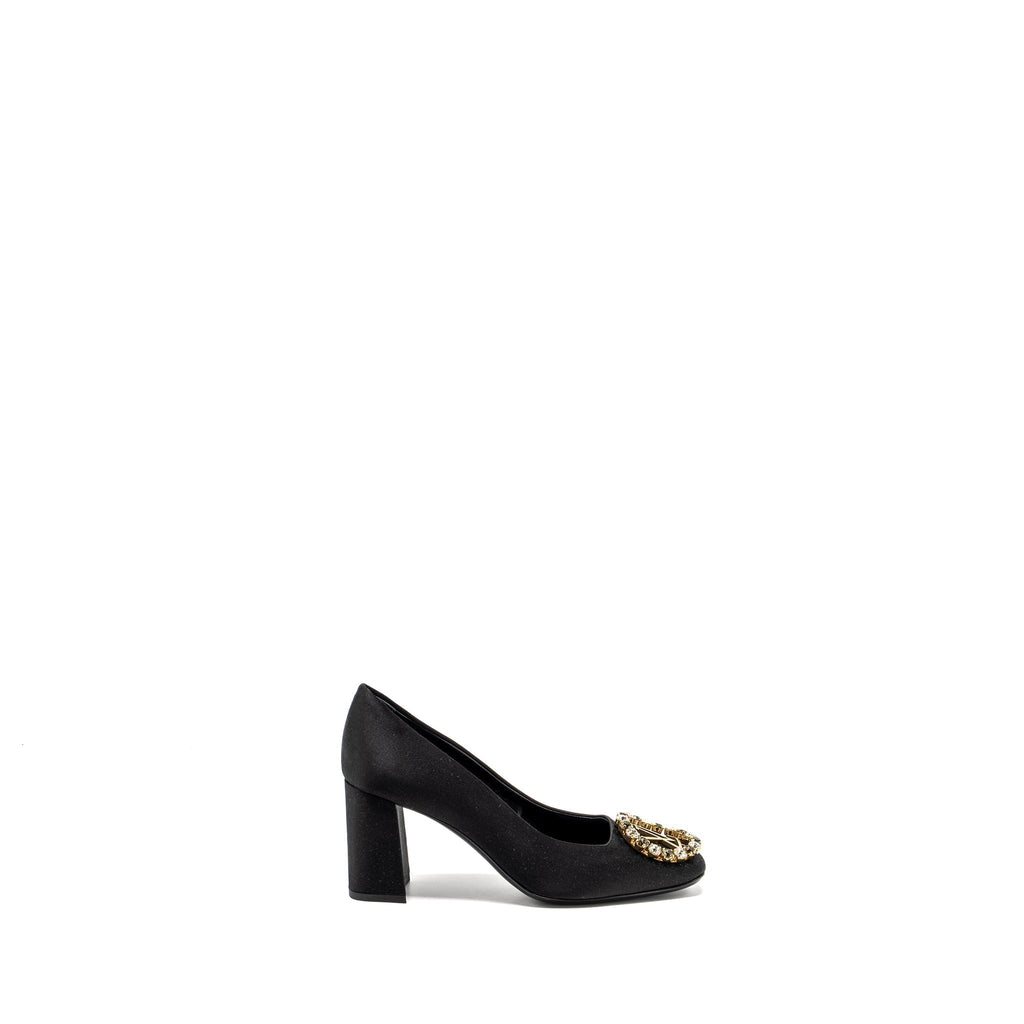 LOUIS VUITTON MADELEINE HEELS STAIN BLACK