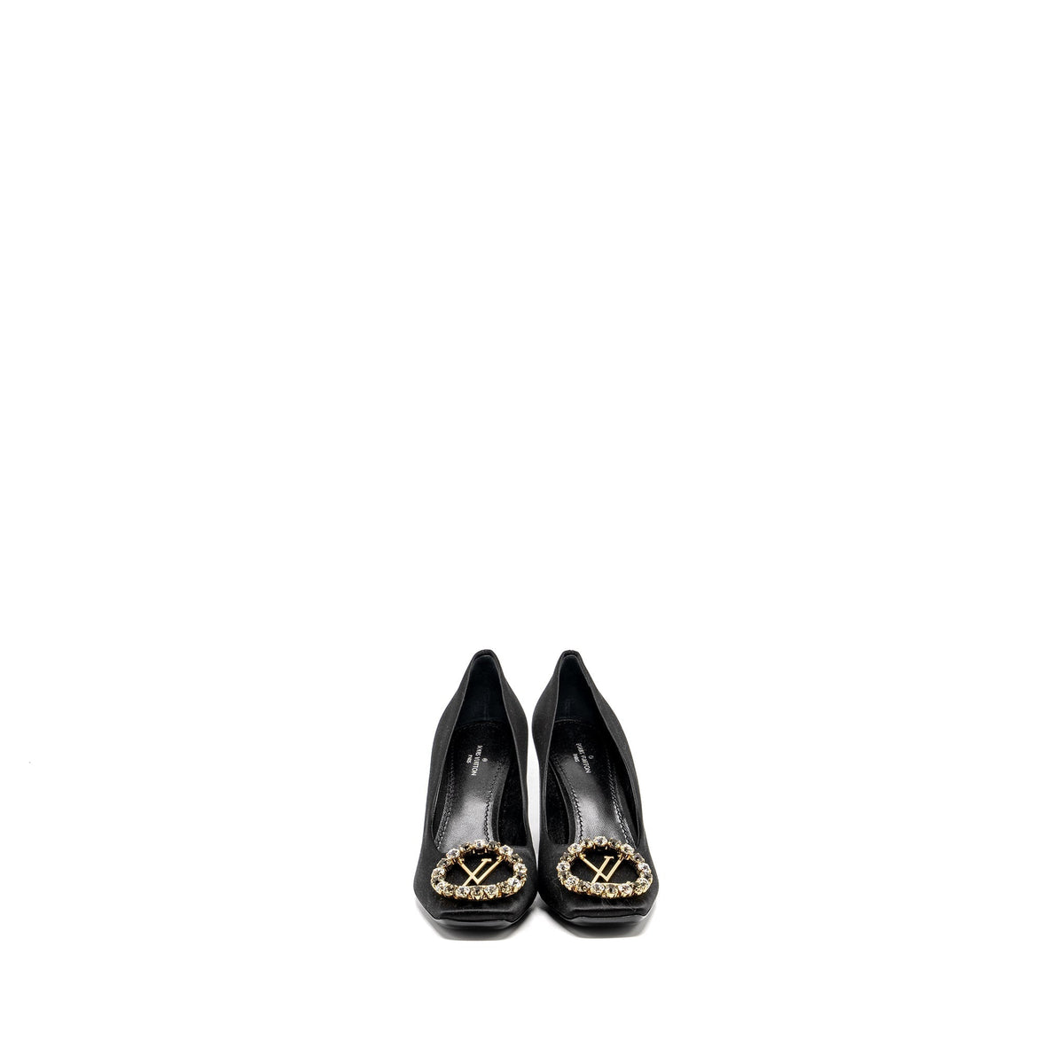 LOUIS VUITTON MADELEINE HEELS STAIN BLACK