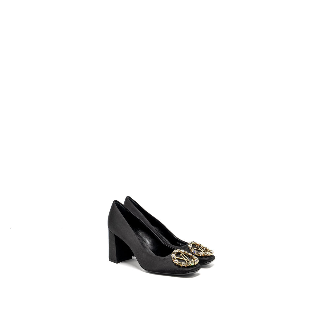 LOUIS VUITTON MADELEINE HEELS STAIN BLACK