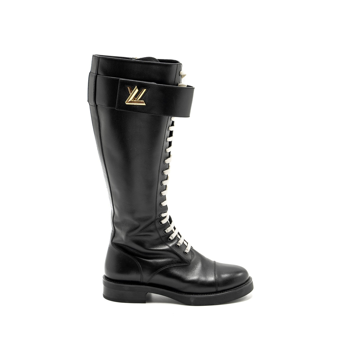 LOUIS VUITTON WONDERLAND RANGER FLAT TALL BOOTS GHW