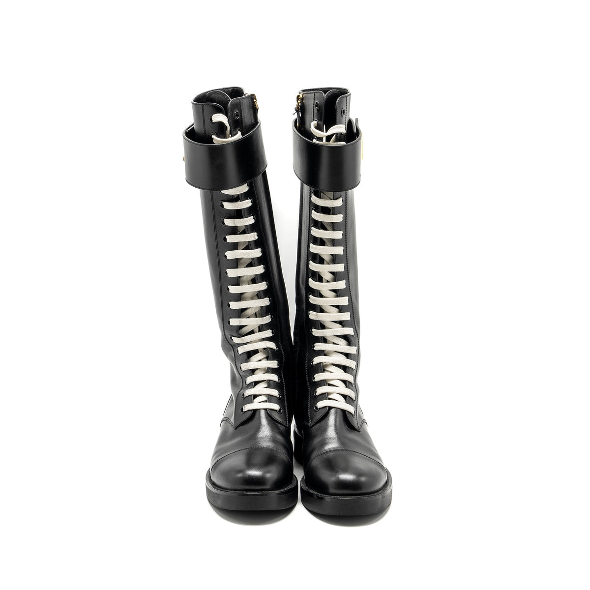 LOUIS VUITTON WONDERLAND RANGER FLAT TALL BOOTS GHW