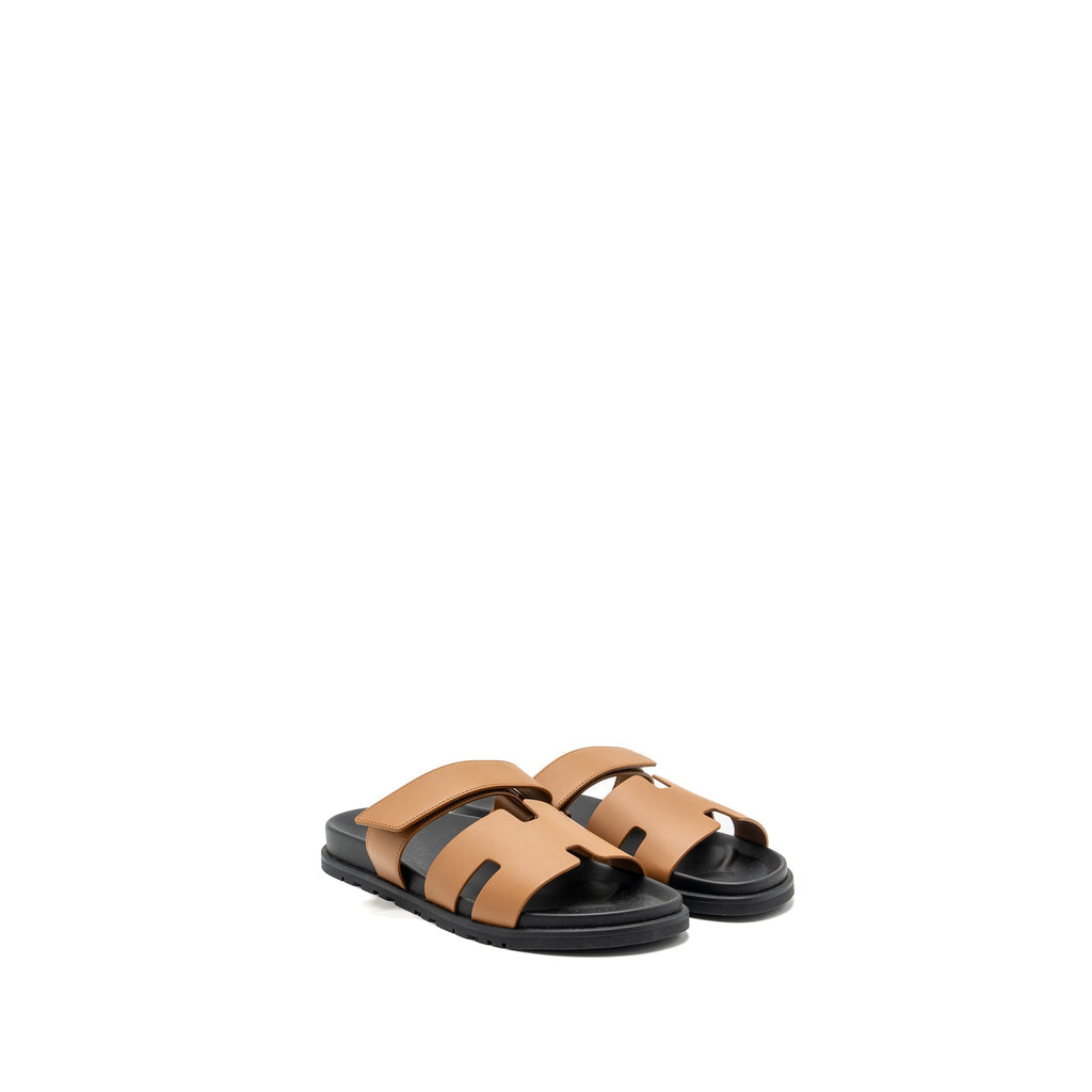 HERMES CHYPRE SANDALS NATUREL