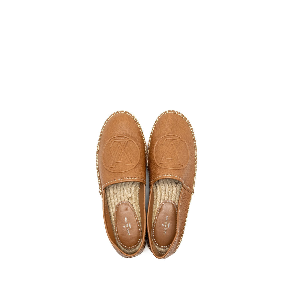 LOUIS VUITTON STARBOARD FLAT ESPADRILLE BROWN